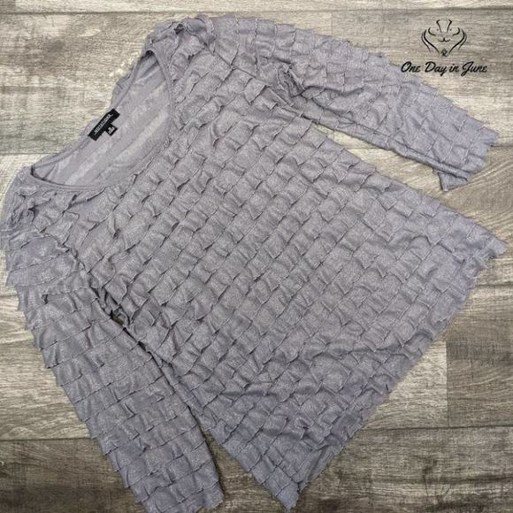 Notations Women's Layered Long Sleeve Top Size M - Picture 1 of 5